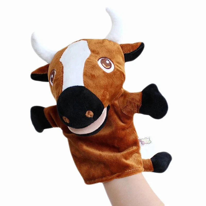 Stuffed Plush Animal Finger Story Puppet Toys